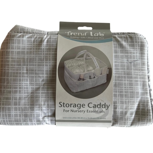 TREND LAB storage gray Caddy for Nursery essentials baby NWT - Picture 9 of 10